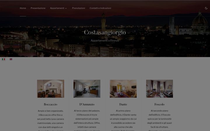 Screenshot of costasangiorgio.it