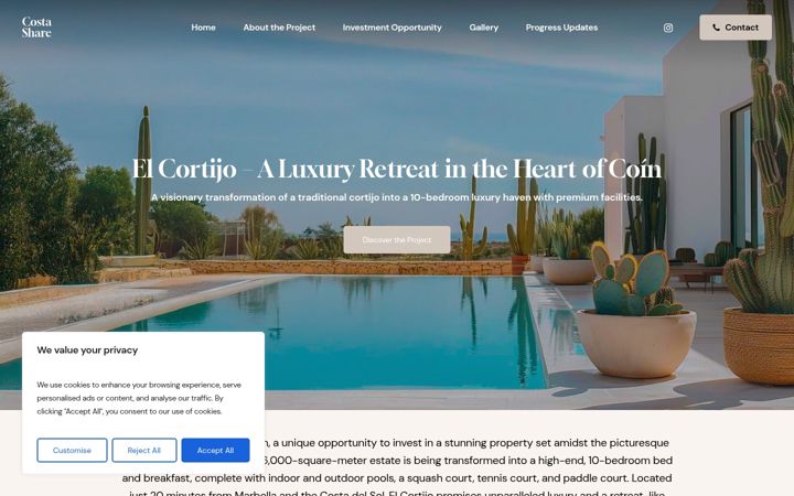 Screenshot of costashare.com