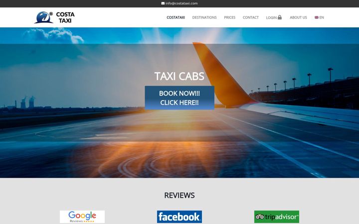 Screenshot of costataxi.com