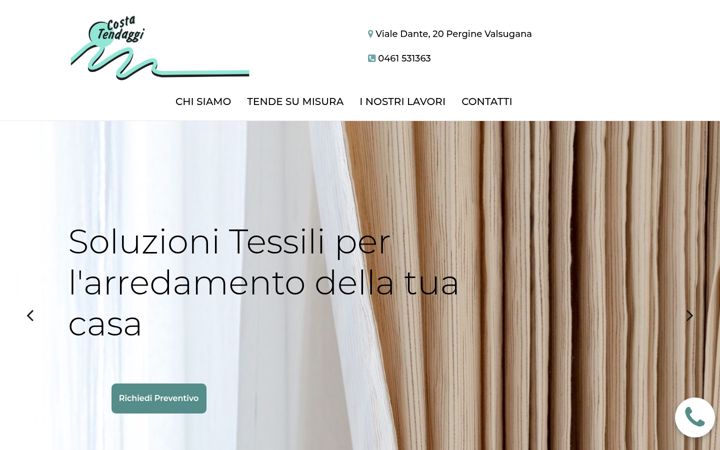 Screenshot of costatendaggi.it