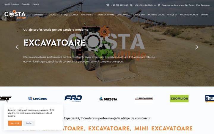 Screenshot of costautilaje.ro