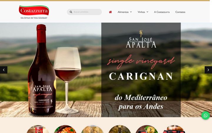 Snimka zaslona za costazzurra.com.br