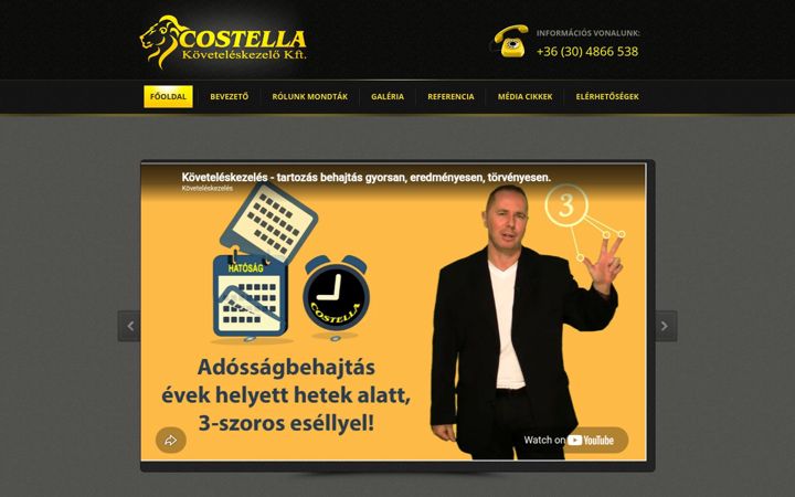 Ekrano kopija costella.hu