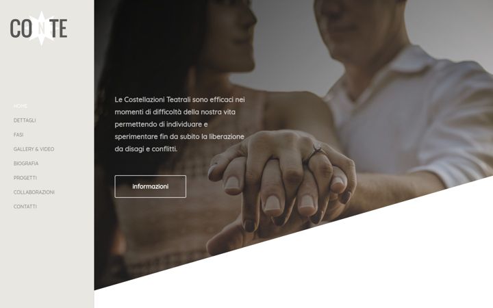 Screenshot of costellazioniteatrali.com