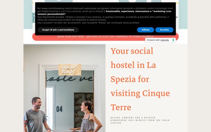 Screenshot of costellolaspezia.com