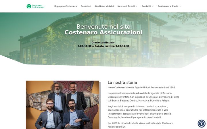 Screenshot of costenaroassicurazioni.it