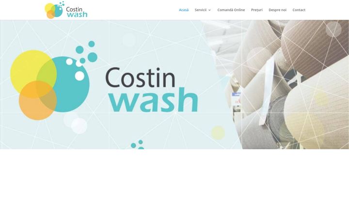 Screenshot of costinwash.ro