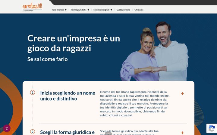 Posnetek zaslona costituende.it