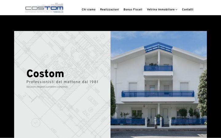 Posnetek zaslona costomsrl.it