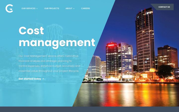 Screenshot of costplangroup.com