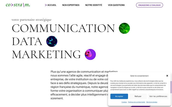 Screenshot of costram.fr