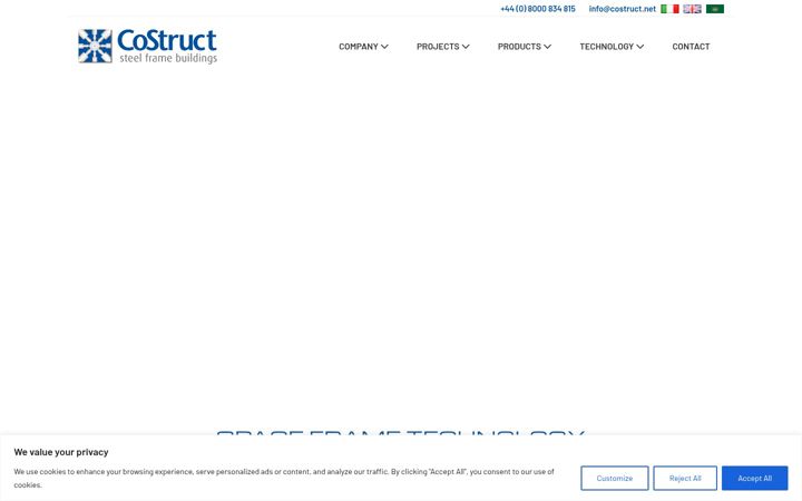Screenshot of costruct.net