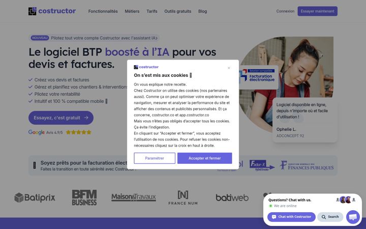 Screenshot of costructor.co