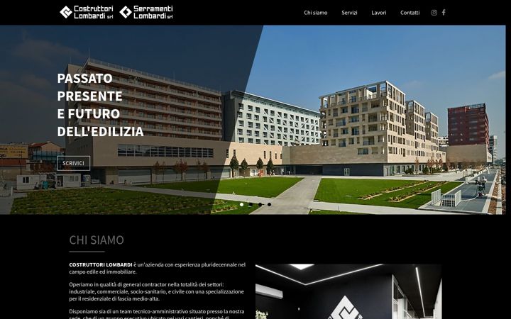 Screenshot of costruttorilombardi.com