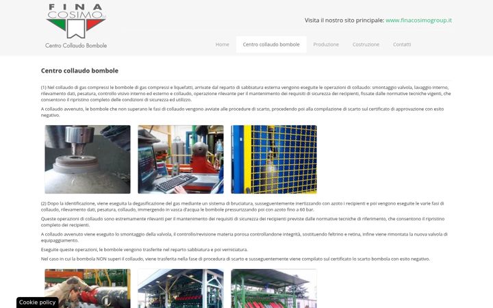Posnetek zaslona costruzione-bombole-accessori-collaudo.it