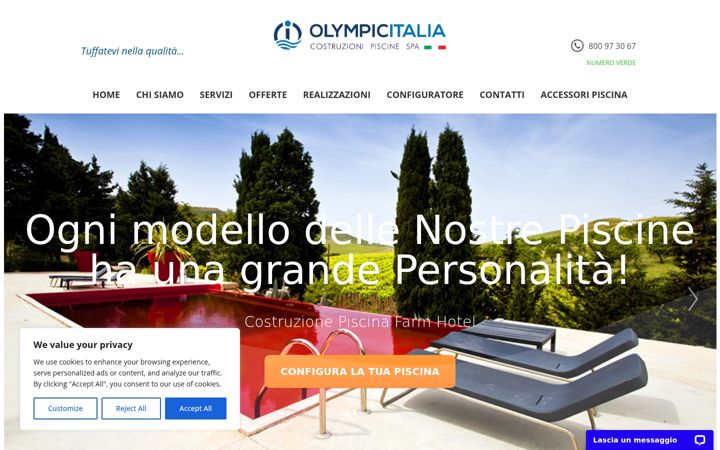 Posnetek zaslona costruzionepiscineagrigento.it