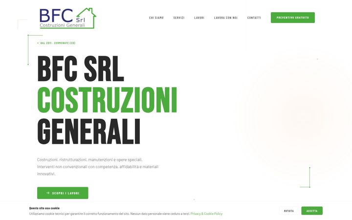 Posnetek zaslona costruzionibfc.it