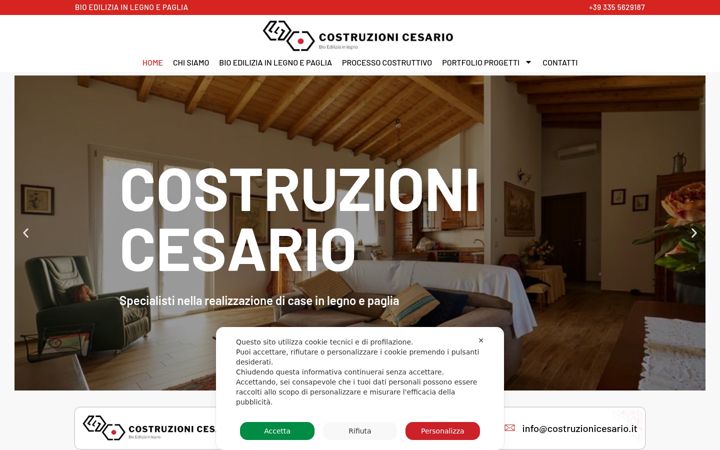 Posnetek zaslona costruzionicesario.it
