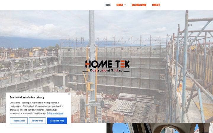 Posnetek zaslona costruzioniciviliindustriali.it