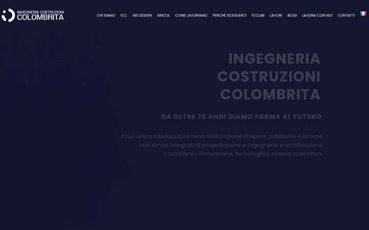 Captura de pantalla de costruzionicolombrita.it