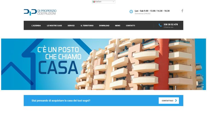 Screenshot van costruzionidiproperzio.it