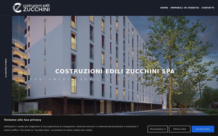 Screenshot van costruzioniedilizucchini.it