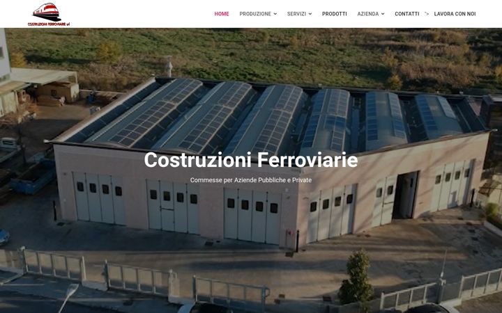 Screenshot van costruzioniferroviarie.it