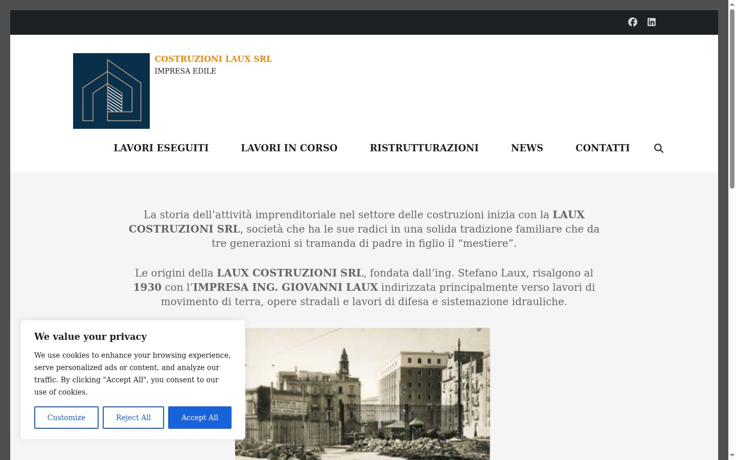 Capture d'écran de la bannière de consentement affichée avant toute interaction