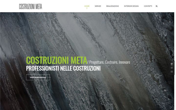 Posnetek zaslona costruzionimeta.it