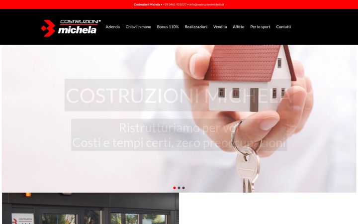 Posnetek zaslona costruzionimichela.it