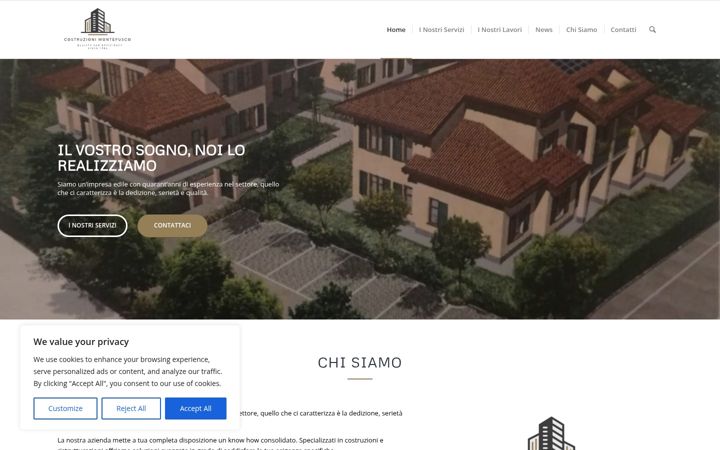 Posnetek zaslona costruzionimontefusco.it