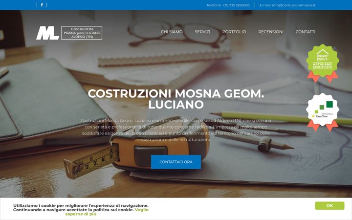 Posnetek zaslona costruzionimosna.it