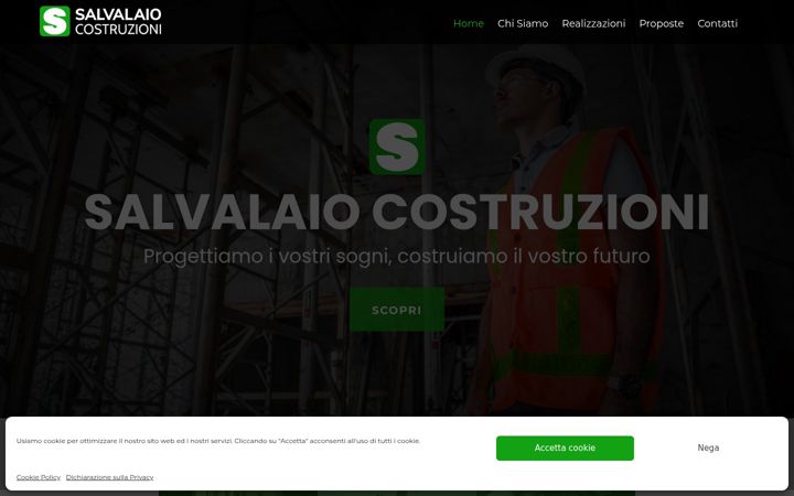 Posnetek zaslona costruzionisalvalaio.it