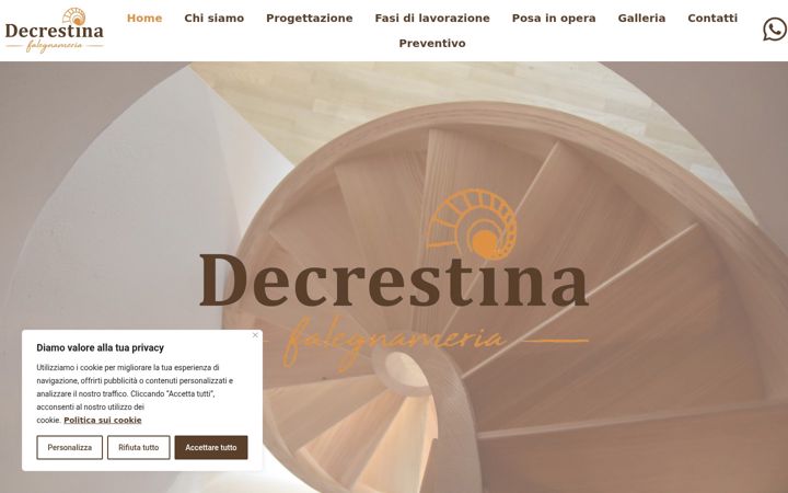 Screenshot of costruzioniscaletrento.it