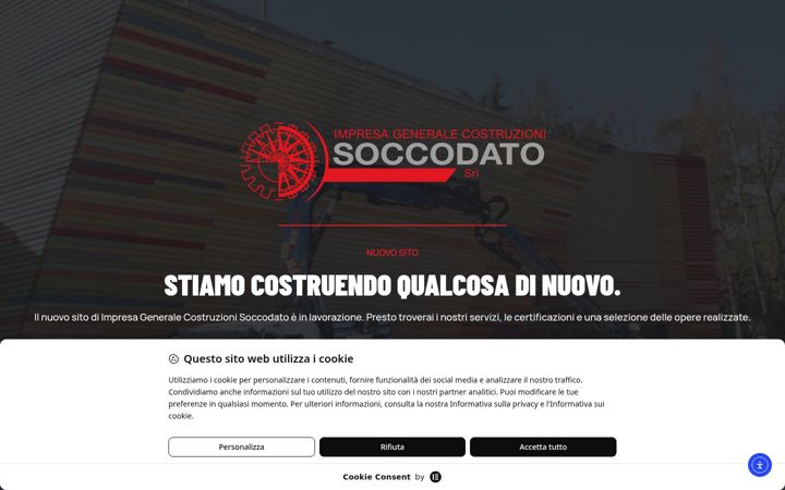 Posnetek zaslona costruzionisoccodatosrl.it