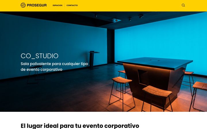 Screenshot of costudioprosegur.com
