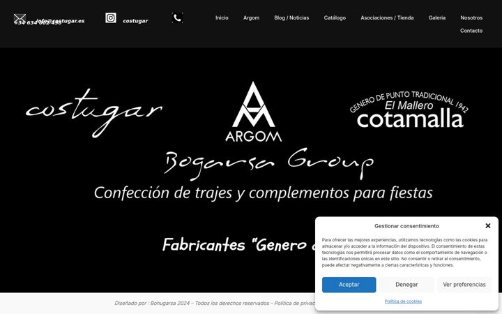 Screenshot of costugar.es