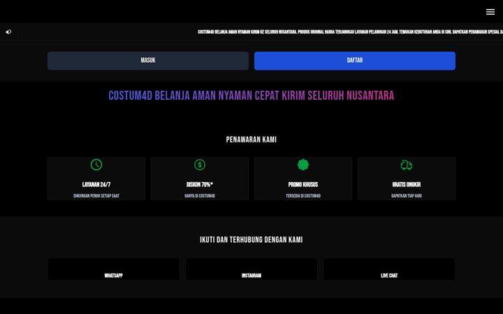 Screenshot of costum4d.org