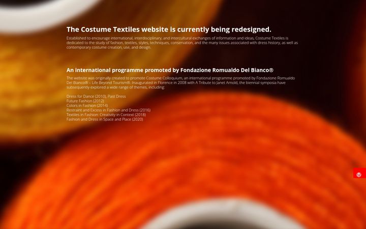 Screenshot of costume-textiles.com