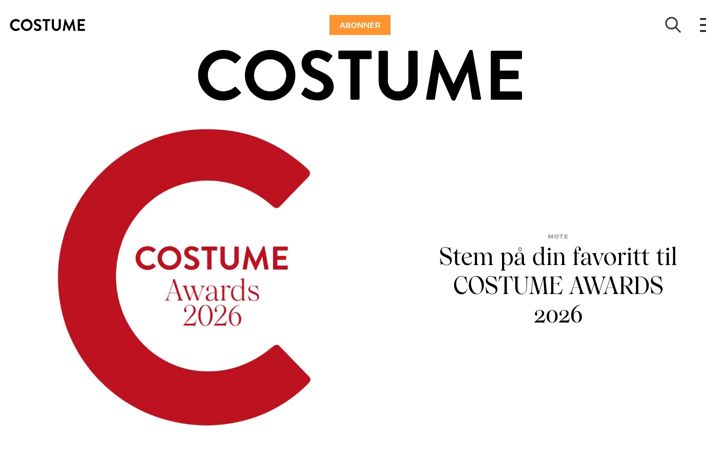 Screenshot von costume.no