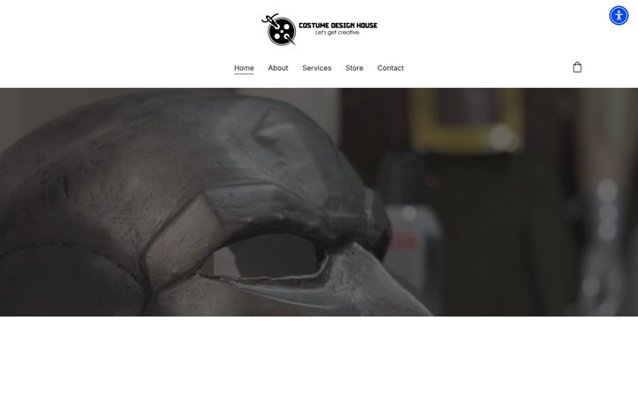 Screenshot of costumedesignhouse.com