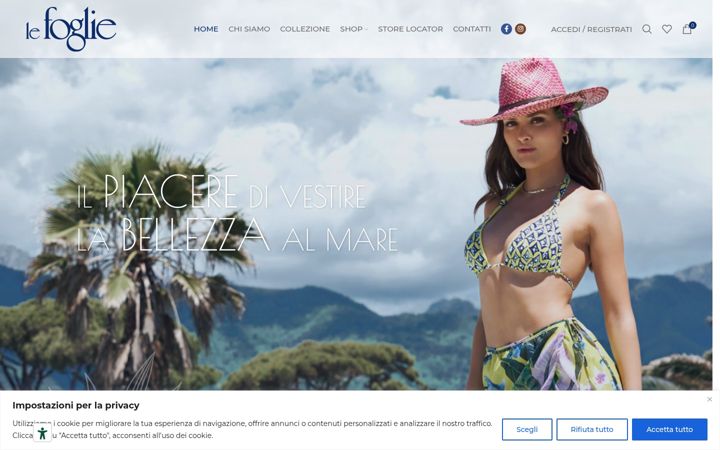 Screenshot of costumidabagnolefoglie.it