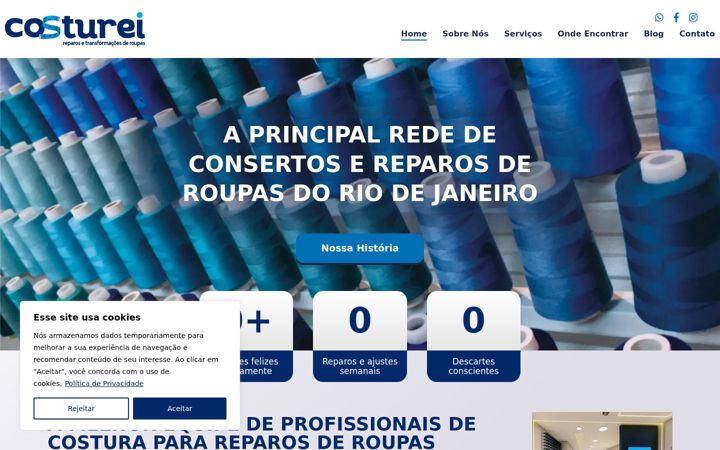 Screenshot of costureiexpress.com.br