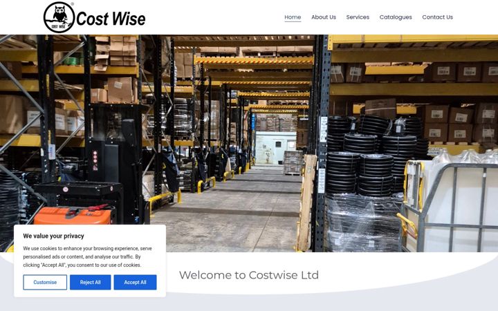 Screenshot of costwisegroup.co.uk