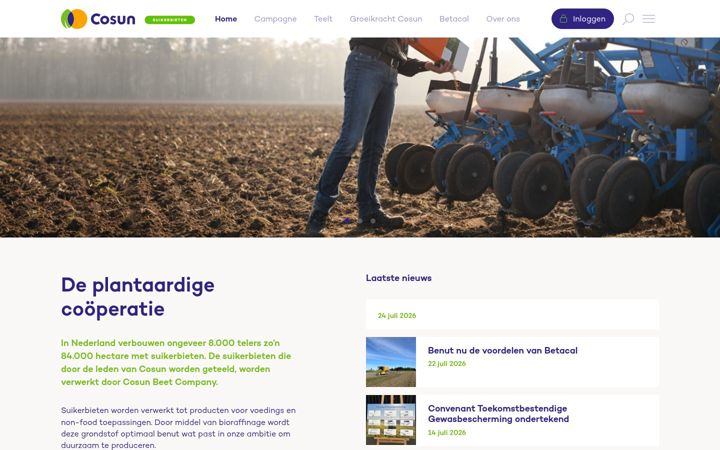 Captura de ecrã de cosunleden.nl
