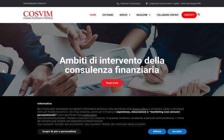 Screenshot of cosvim.eu