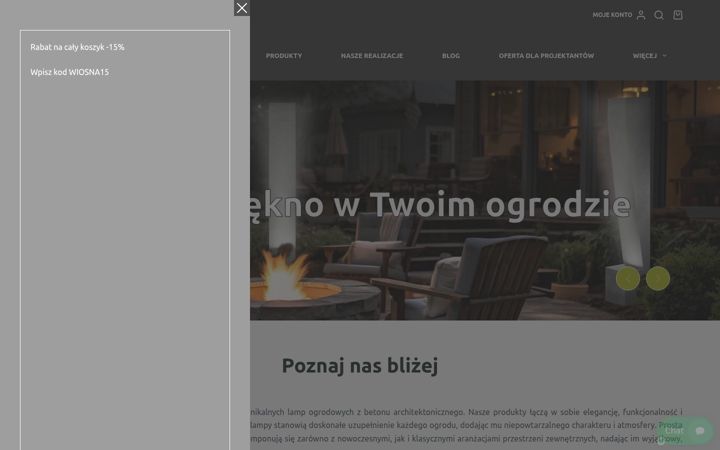 Zrzut ekranu coswbetonie.pl