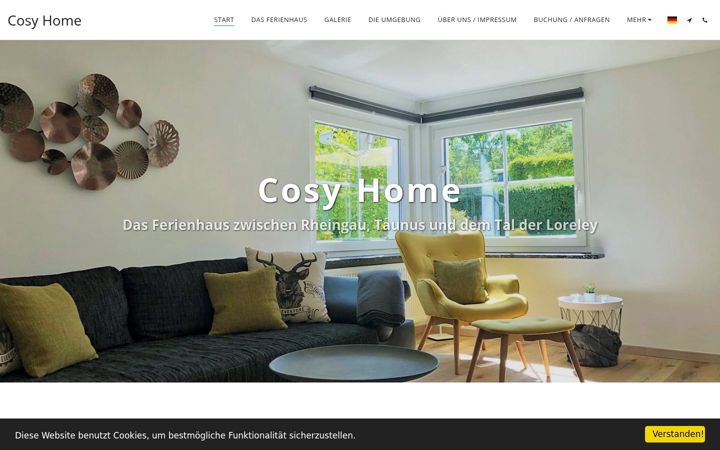 Screenshot of cosy-home-wollmerschied.de
