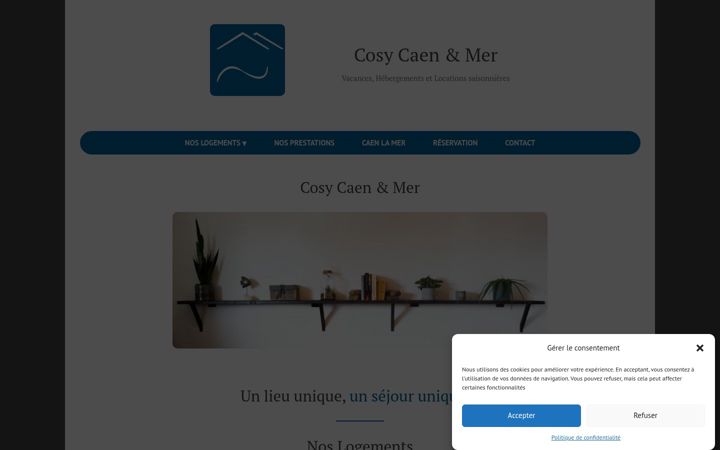 Screenshot of cosycaenetmer.com