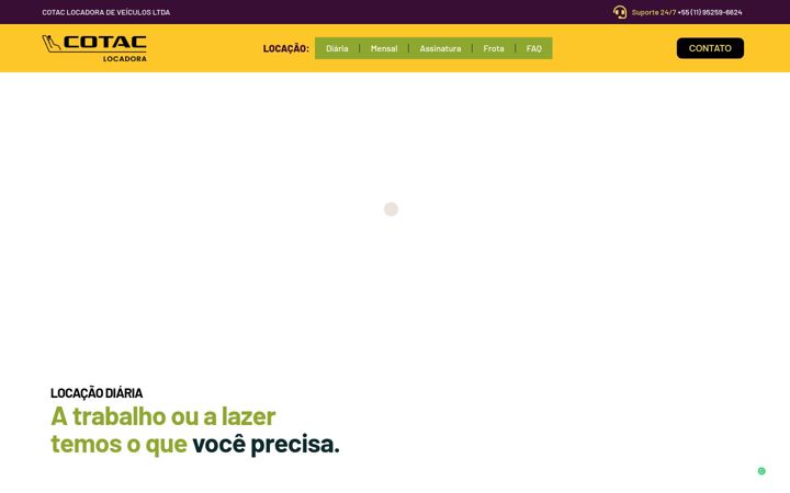 Screenshot of cotaclocadora.com.br